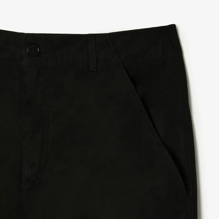 Sweatpants and Trousers Men Lacoste Men039s Lightweight Cotton Cargo Pants Black 031