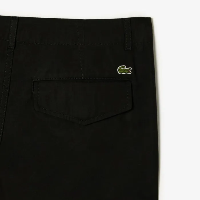 Sweatpants and Trousers Men Lacoste Men039s Lightweight Cotton Cargo Pants Black 031