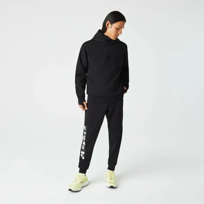 Sweatpants and Trousers Men Lacoste Men039s Reflective Print Joggers Black 031