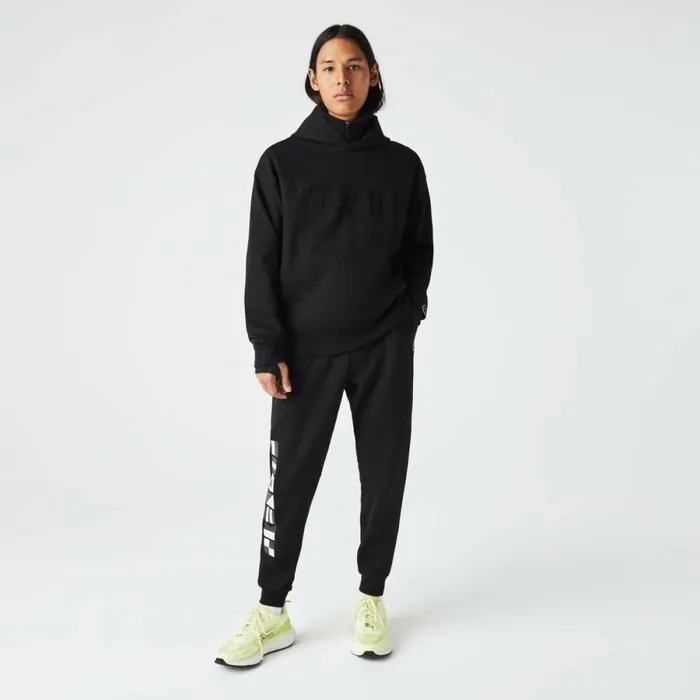Sweatpants and Trousers Men Lacoste Men039s Reflective Print Joggers Black 031