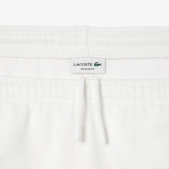 Sweatpants and Trousers Men Lacoste Men039s Regular Fit Colorblock Joggers White Red Bordeaux Ig7