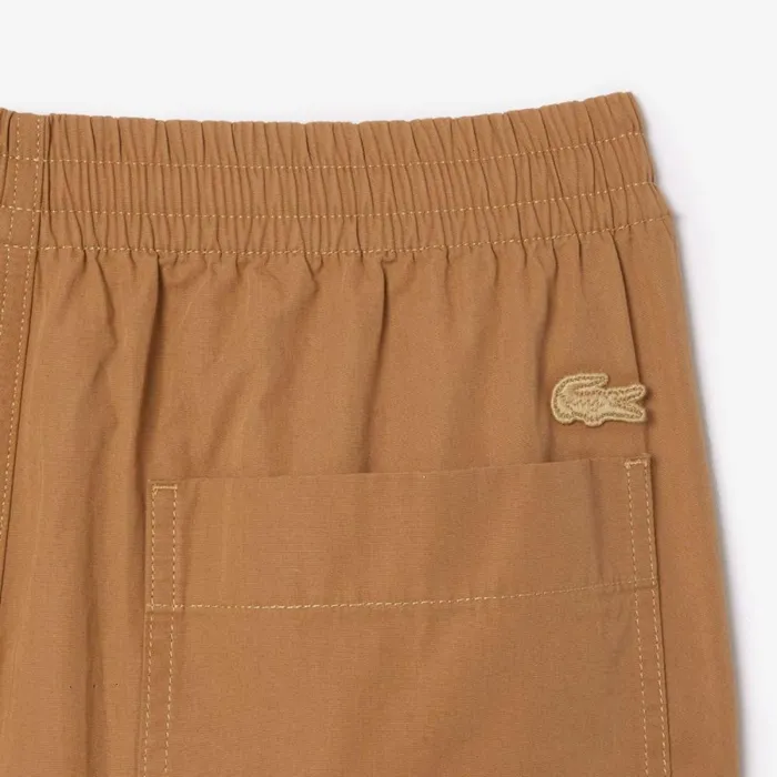 Sweatpants and Trousers Men Lacoste Men039s Relaxed Fit Lightweight Cotton Pants Beige It5