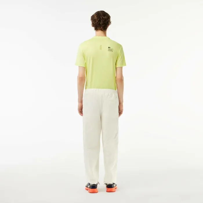 Sweatpants and Trousers Men Lacoste Men039s Relaxed Fit Striped Pants White 70v