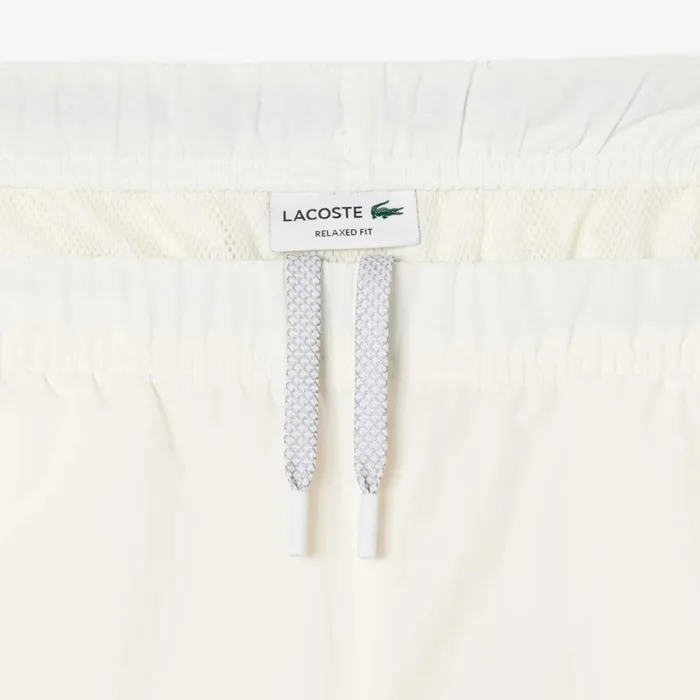 Sweatpants and Trousers Men Lacoste Men039s Relaxed Fit Striped Pants White 70v