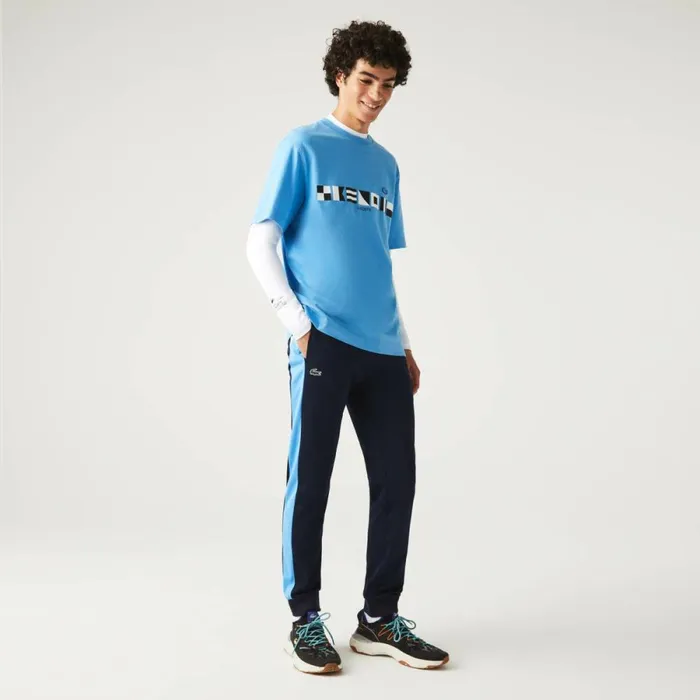 Sweatpants and Trousers Men Lacoste Men039s SPORT AbrasionResistant Tennis Joggers Navy Blue Blue White 61e Sweatpants and Trousers Men Lacoste Men039s SPORT AbrasionResistant Tennis Joggers Navy Blue Blue White 61e