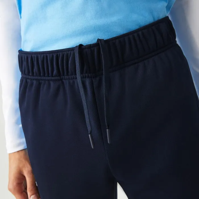 Sweatpants and Trousers Men Lacoste Men039s SPORT AbrasionResistant Tennis Joggers Navy Blue Blue White 61e