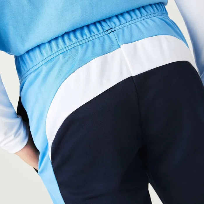 Sweatpants and Trousers Men Lacoste Men039s SPORT AbrasionResistant Tennis Joggers Navy Blue Blue White 61e