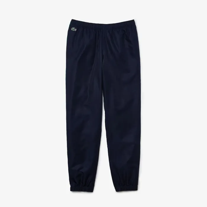 Sweatpants and Trousers Men Lacoste Men039s SPORT Colorblock Bands Joggers Navy Blue Green Blue White M7z