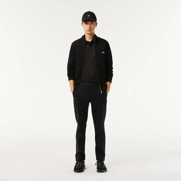 Sweatpants and Trousers Men Lacoste Men039s Stretch Cotton Slim Fit Pants Black 031