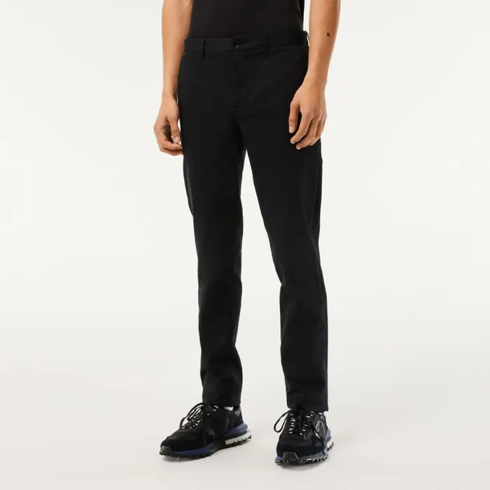 Sweatpants and Trousers Men Lacoste Men039s Stretch Cotton Slim Fit Pants Black 031