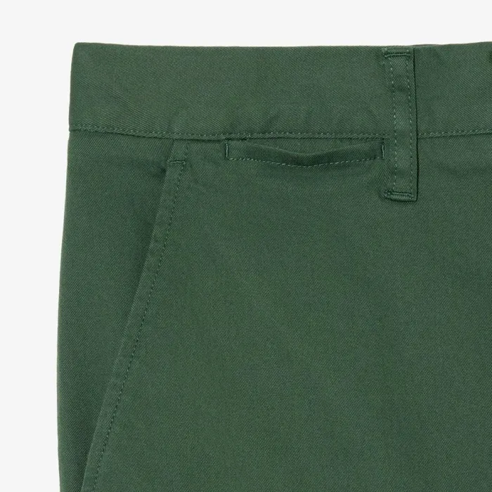 Sweatpants and Trousers Men Lacoste Men039s Stretch Cotton Slim Fit Pants Dark Green Smi