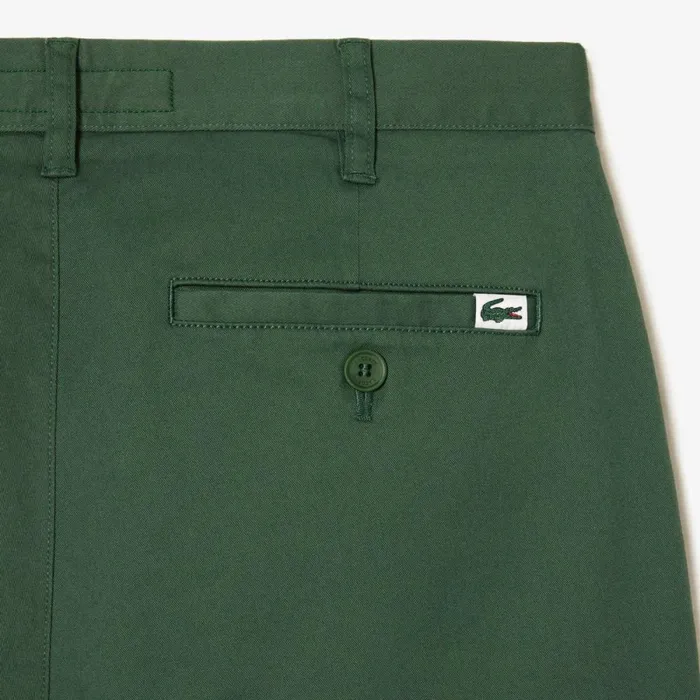 Sweatpants and Trousers Men Lacoste Men039s Stretch Cotton Slim Fit Pants Dark Green Smi