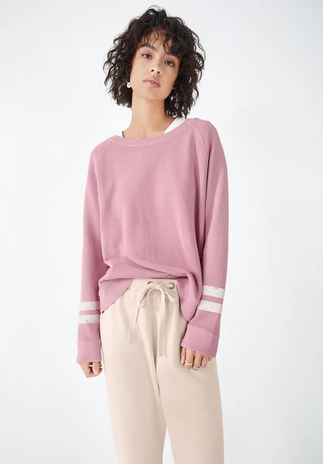 Sweatshirts and Hoodies Women Hush Cosima Relaxed Sweatshirt Lilac Pink