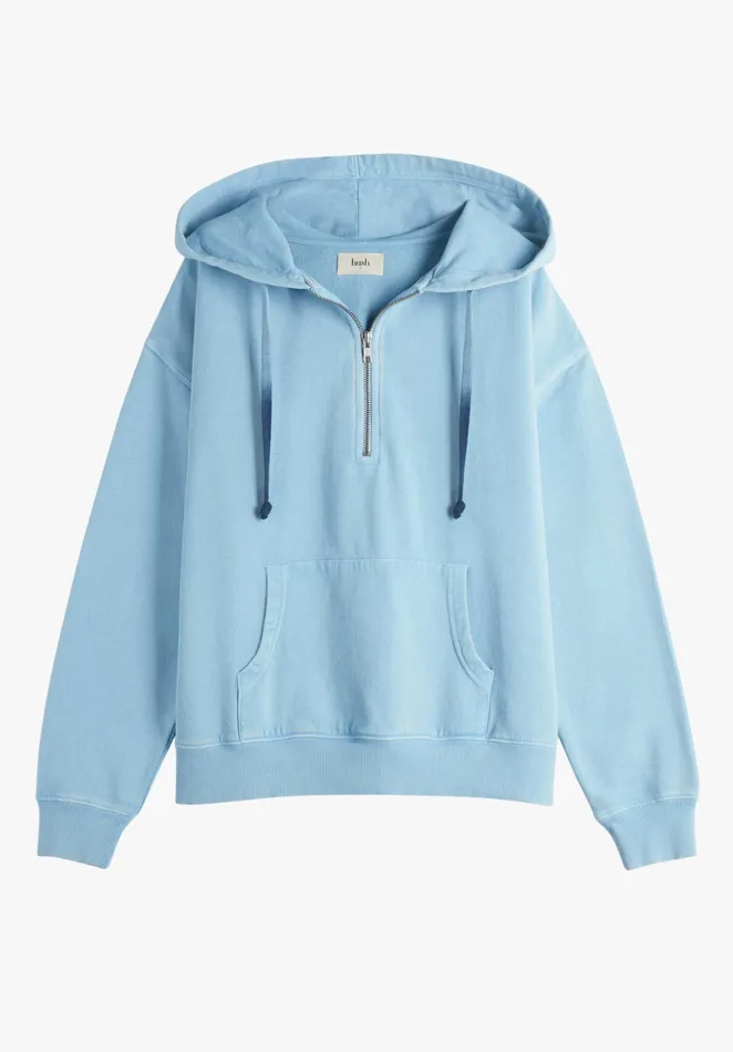 Sweatshirts and Hoodies Women Hush Half Zip Relaxed Hoodie Skyway