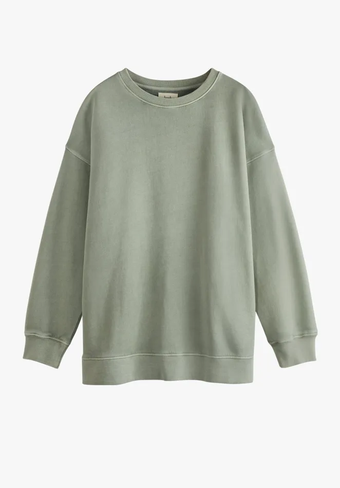 Sweatshirts and Hoodies Women Hush Mia Oversized Sweatshirt Washed Khaki