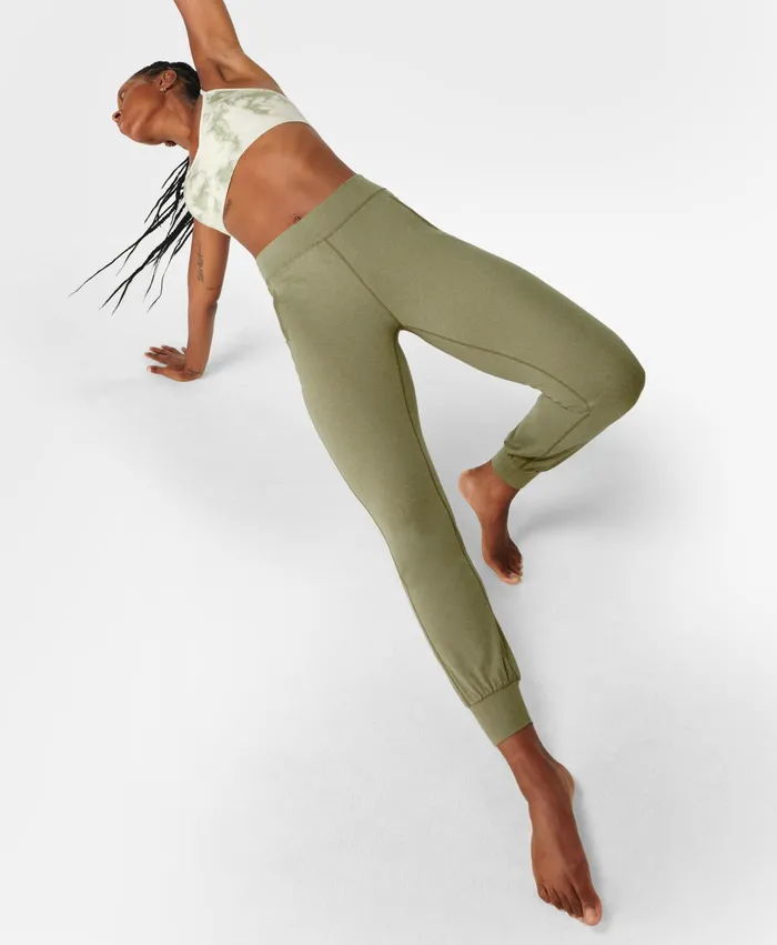 Sweaty Betty Gary Yoga Pants Moss Green Women Yoga Pants