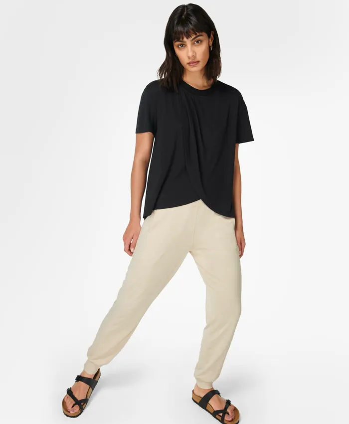 Sweaty Betty Tori Short Sleeve TShirt Black Women TShirts