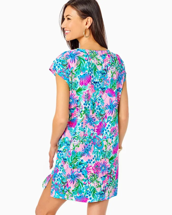 Swim Women Lilly Pulitzer Talli CoverUp Mandevilla Baby Paradise Petals