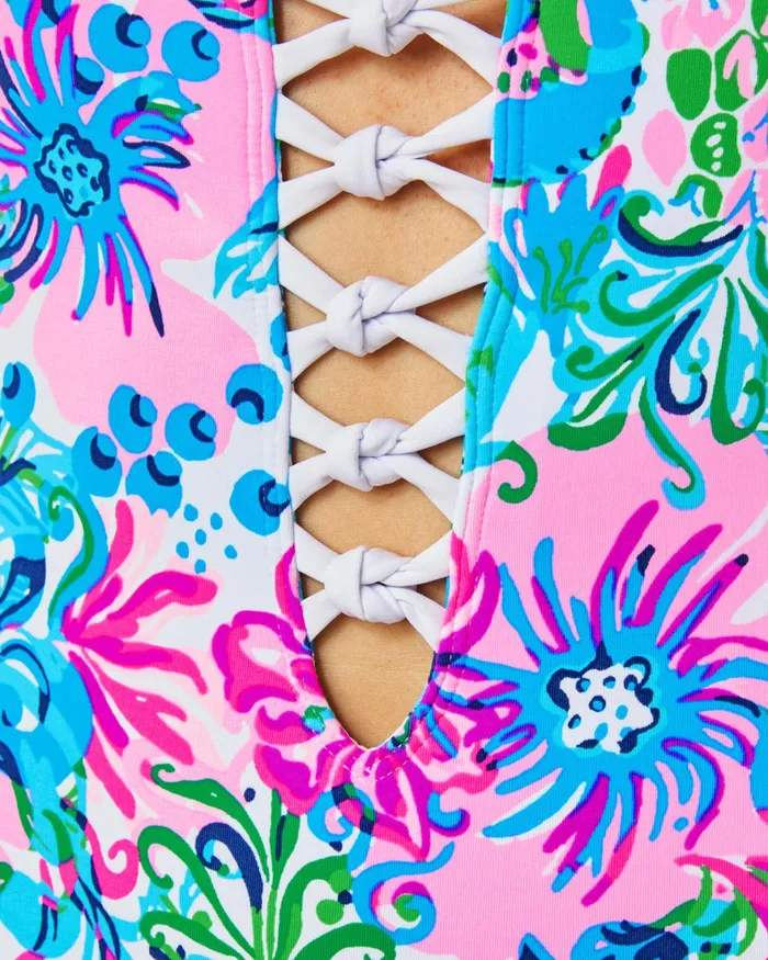 Swim Women Lilly Pulitzer Talli CoverUp Mandevilla Baby Paradise Petals