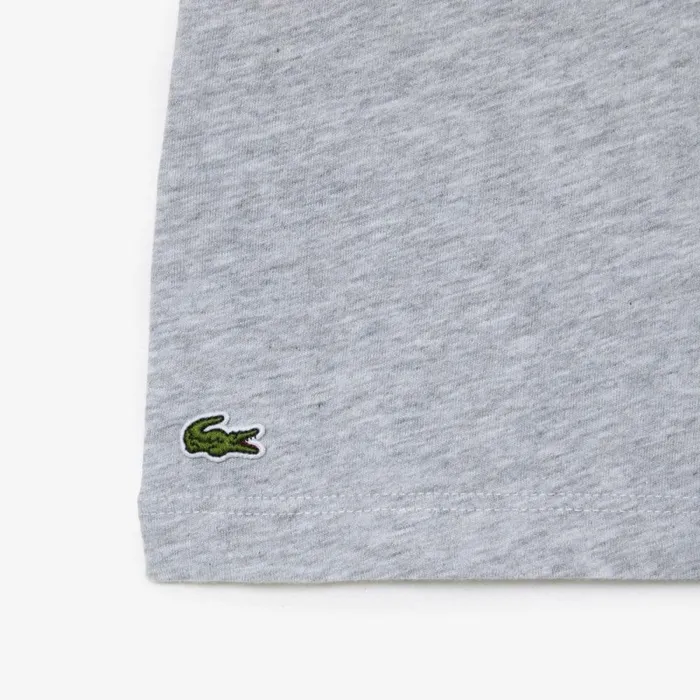 TShirts and Tops Kids Lacoste Kids039 Mascot Print TShirt Grey Chine Cca