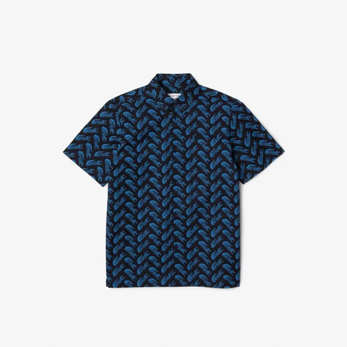 TShirts and Tops Kids Lacoste Kids039 Short Sleeve Cotton Voile Shirt Navy Blue Blue F65 TShirts and Tops Kids Lacoste Kids039 Short Sleeve Cotton Voile Shirt Navy Blue Blue F65