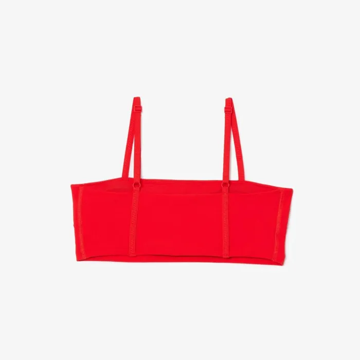TShirts and Tops Women Lacoste Women039s Strappy Sports Bra Red Currant F8m