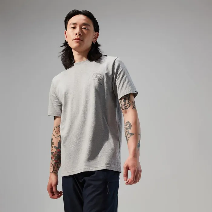 TShirts Men Berghaus Mens Hike Beans Short Sleeve Tee 8211 Dark Grey