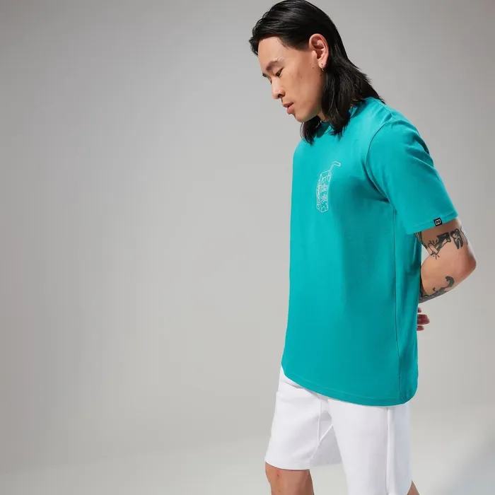 TShirts Men Berghaus Mens Hike Juice Short Sleeve Tee 8211 Turquoise