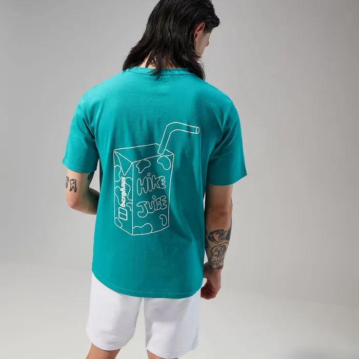 TShirts Men Berghaus Mens Hike Juice Short Sleeve Tee 8211 Turquoise