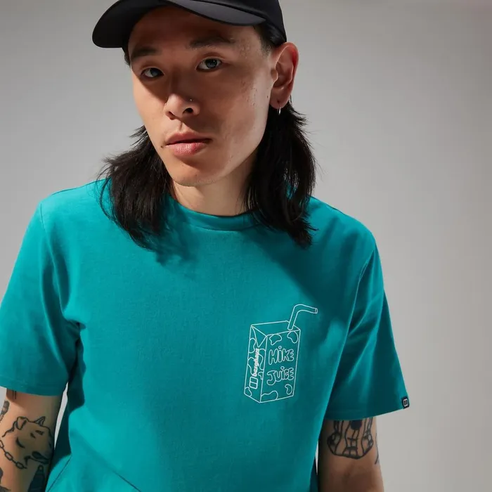 TShirts Men Berghaus Mens Hike Juice Short Sleeve Tee 8211 Turquoise
