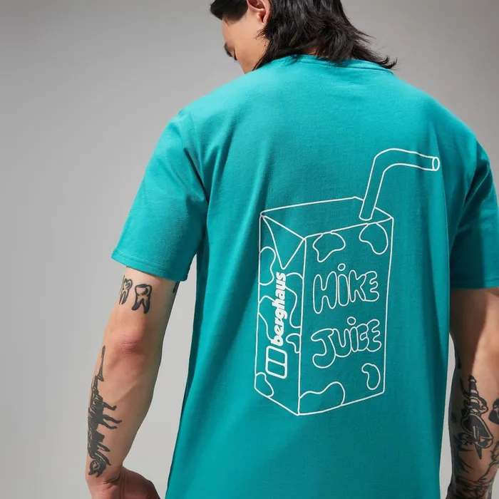TShirts Men Berghaus Mens Hike Juice Short Sleeve Tee 8211 Turquoise