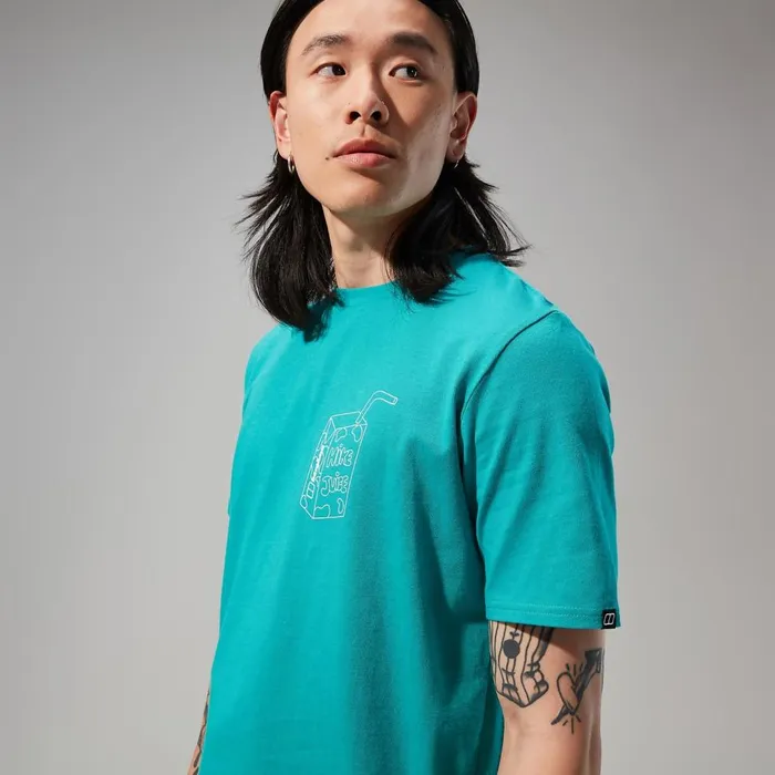 TShirts Men Berghaus Mens Hike Juice Short Sleeve Tee 8211 Turquoise