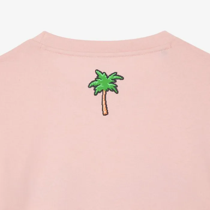 TShirts Men Lacoste Men039s Miami Open Edition UltraDry Tennis TShirt Waterlily Pink Kf9