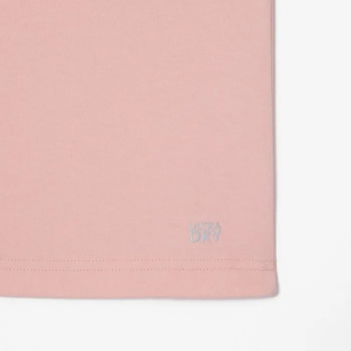TShirts Men Lacoste Men039s Miami Open Edition UltraDry Tennis TShirt Waterlily Pink Kf9