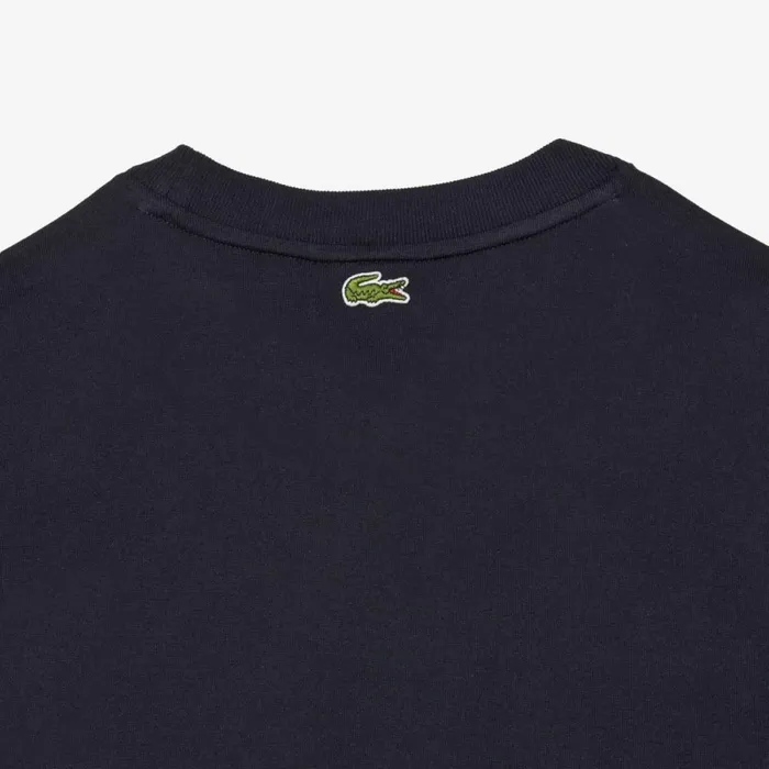 TShirts Men Lacoste Men039s Regular Fit Iconic Croc TShirt Abysm Blue Hde
