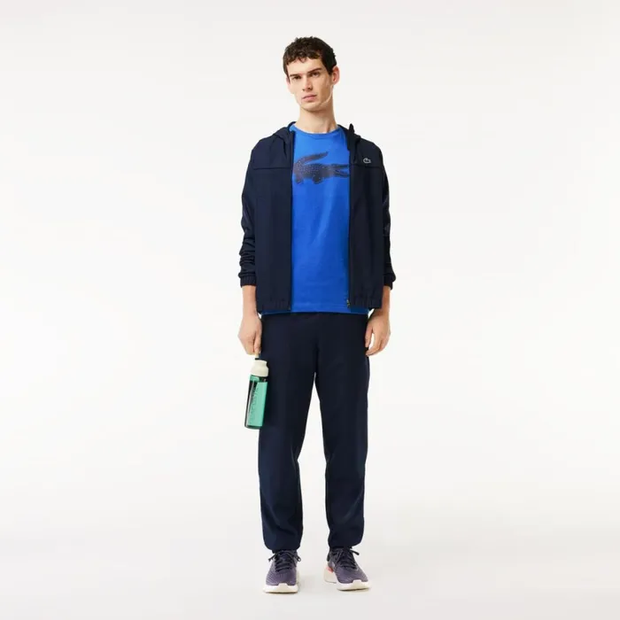 TShirts Men Lacoste Men039s Sport 3D Print Croc Jersey TShirt Blue Navy Blue Iuu
