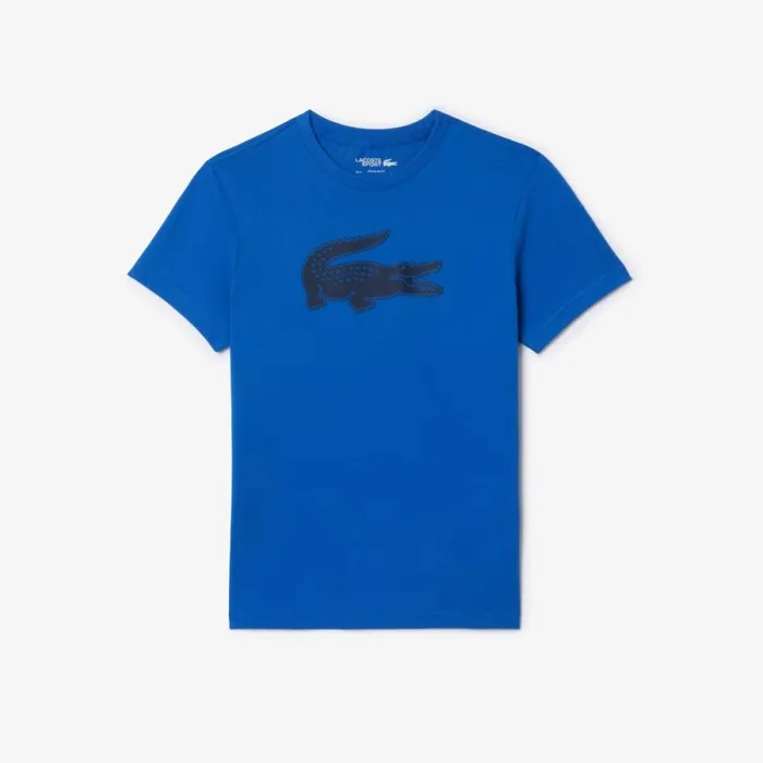 TShirts Men Lacoste Men039s Sport 3D Print Croc Jersey TShirt Blue Navy Blue Iuu