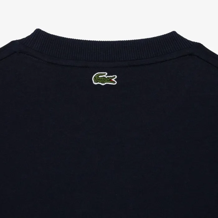 TShirts Men Lacoste Mens Oversize Fit Tennis Print TShirt Navy Blue 166