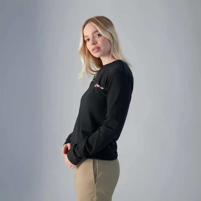 TShirts MenWomen Berghaus Heritage FandB Logo Long Sleeve TShirts 8211 Black TShirts MenWomen Berghaus Heritage FandB Logo Long Sleeve TShirts 8211 Black
