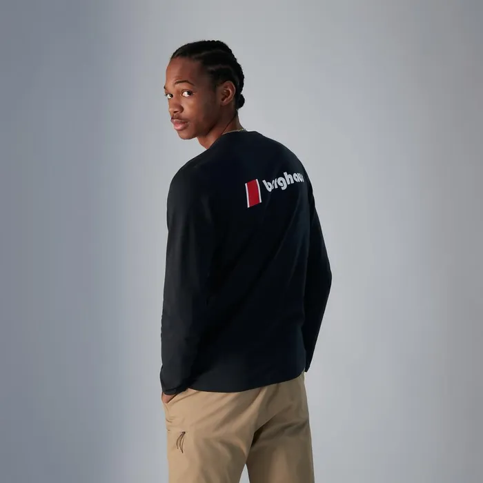 TShirts MenWomen Berghaus Heritage FandB Logo Long Sleeve TShirts 8211 Black TShirts MenWomen Berghaus Heritage FandB Logo Long Sleeve TShirts 8211 Black