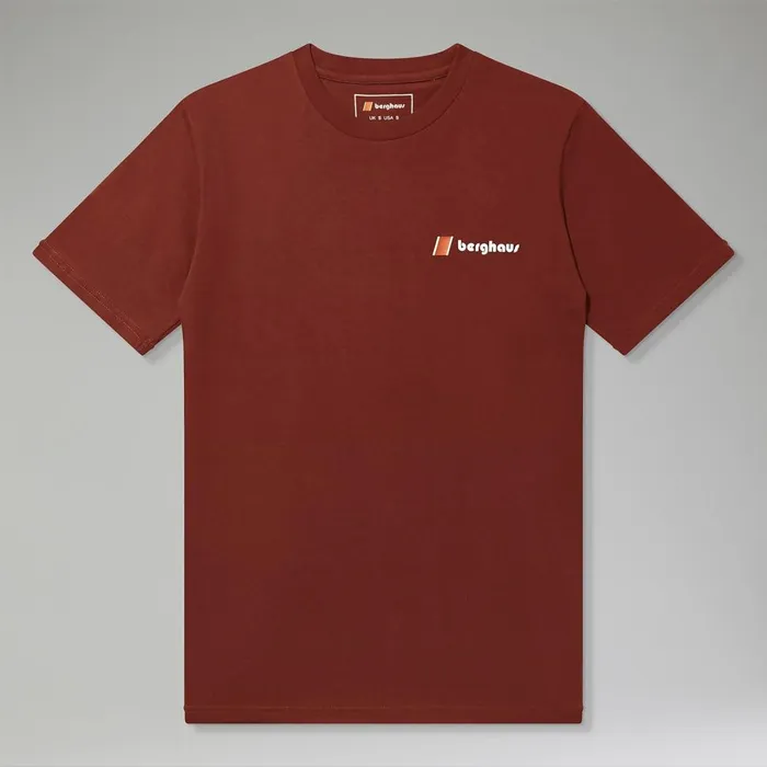 TShirts MenWomen Berghaus Orginal Heritage FandB Logo TShirt 8211 Dark Brown