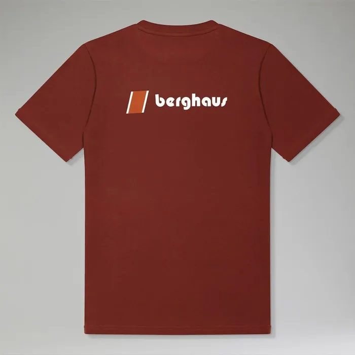 TShirts MenWomen Berghaus Orginal Heritage FandB Logo TShirt 8211 Dark Brown