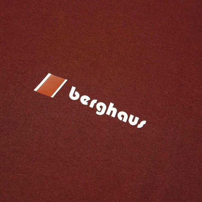 TShirts MenWomen Berghaus Orginal Heritage FandB Logo TShirt 8211 Dark Brown