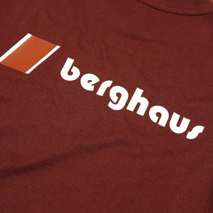 TShirts MenWomen Berghaus Orginal Heritage FandB Logo TShirt 8211 Dark Brown
