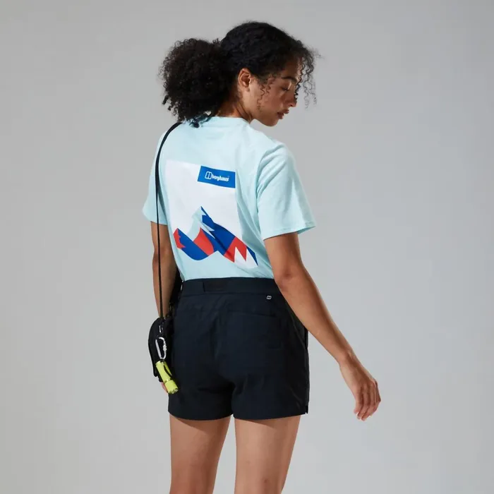 TShirts Women Berghaus Boyfriend Dolomites MTN Short Sleeve Tee Light Blue TShirts Women Berghaus Boyfriend Dolomites MTN Short Sleeve Tee Light Blue