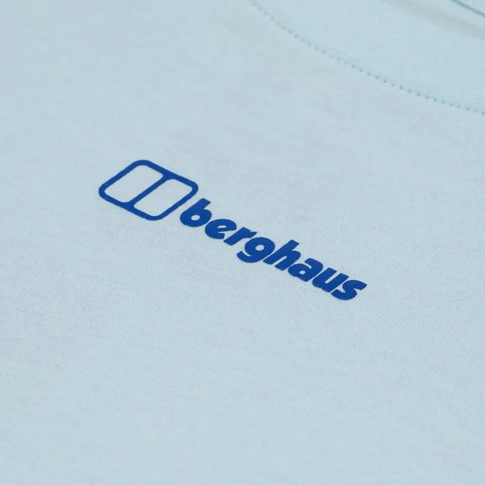 TShirts Women Berghaus Boyfriend Dolomites MTN Short Sleeve Tee Light Blue TShirts Women Berghaus Boyfriend Dolomites MTN Short Sleeve Tee Light Blue