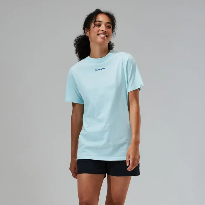 TShirts Women Berghaus Boyfriend Dolomites MTN Short Sleeve Tee Light Blue TShirts Women Berghaus Boyfriend Dolomites MTN Short Sleeve Tee Light Blue