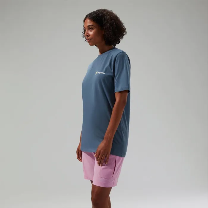 TShirts WomenMen Berghaus Climbing Record Short Sleeve TShirt Blue TShirts WomenMen Berghaus Climbing Record Short Sleeve TShirt Blue