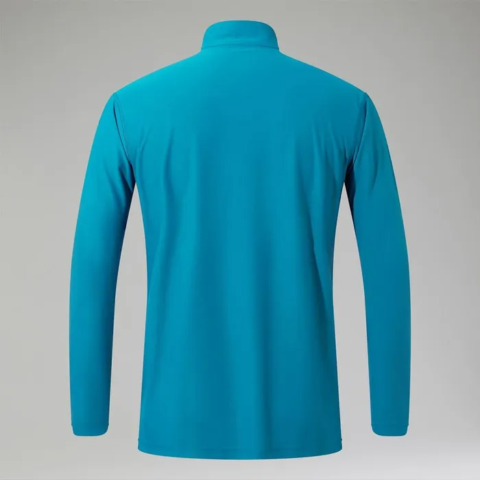 Technical Baselayers Men Berghaus 247 Half Zip Long Sleeve Tech Tee 8211 Turquoise