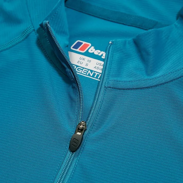 Technical Baselayers Women Berghaus 247 Half Zip Long Sleeve Tech Tee 8211 Turquoise